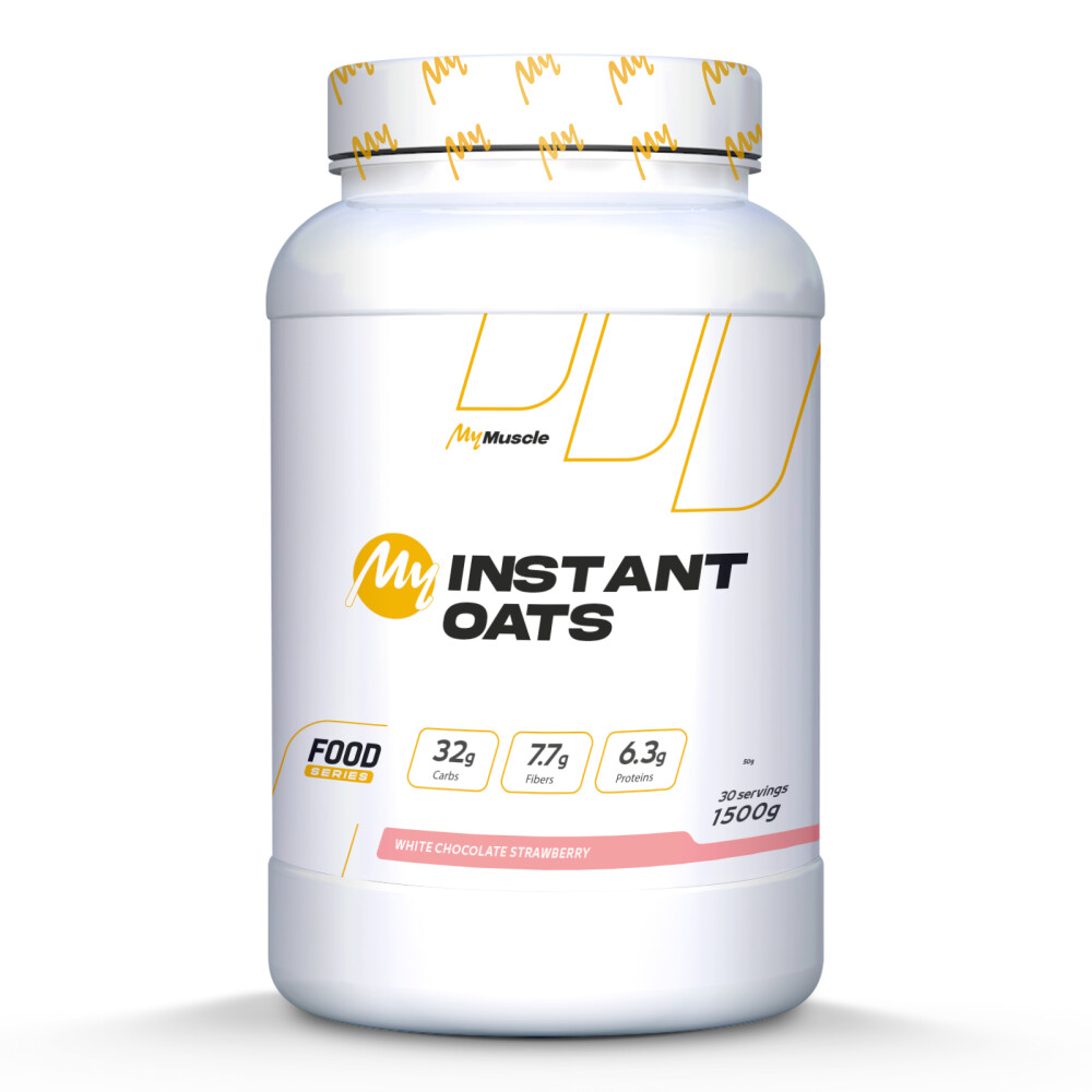 My Instant Oats MyMuscle 1500g White Chocolate Strawberry